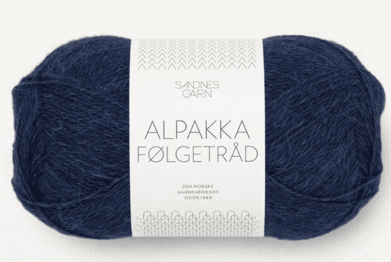ALPAKKA FØLGETRÅD MARINEBLÅ 5882