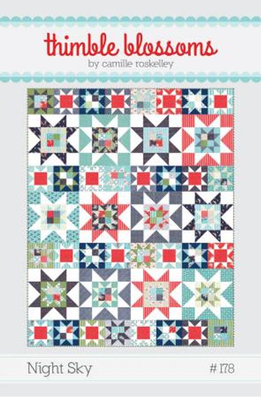 Thimble Blossoms night sky
