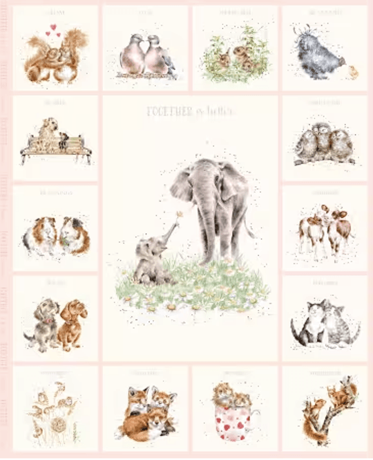 Hovedbilde Pale Pink Elephant Panel (36