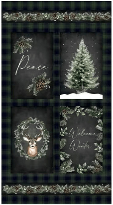 Hovedbilde Hunter Welcome Winter Panel 24in