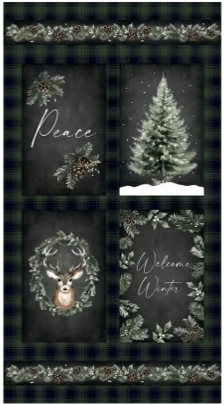 Hunter Welcome Winter Panel 24in