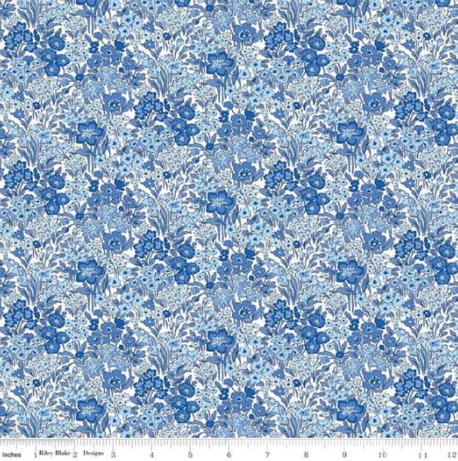 Hovedbilde Liberty Garden Party Blue China Blooming ...