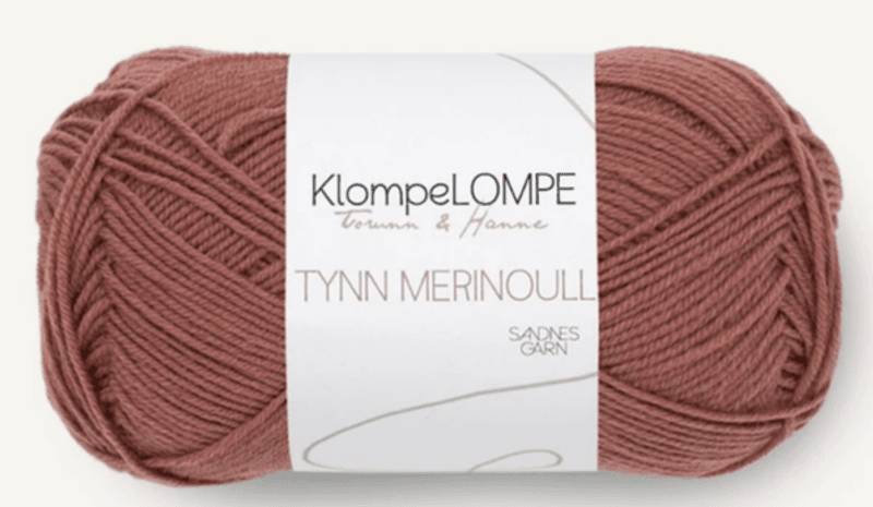 KLOMPELOMPE TYNN MERINOULL PLOMMEROSA 4043
