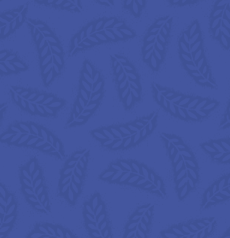 Dot Leaves - Medium Blue