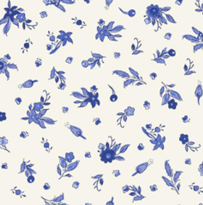 Small Floral - Cream
